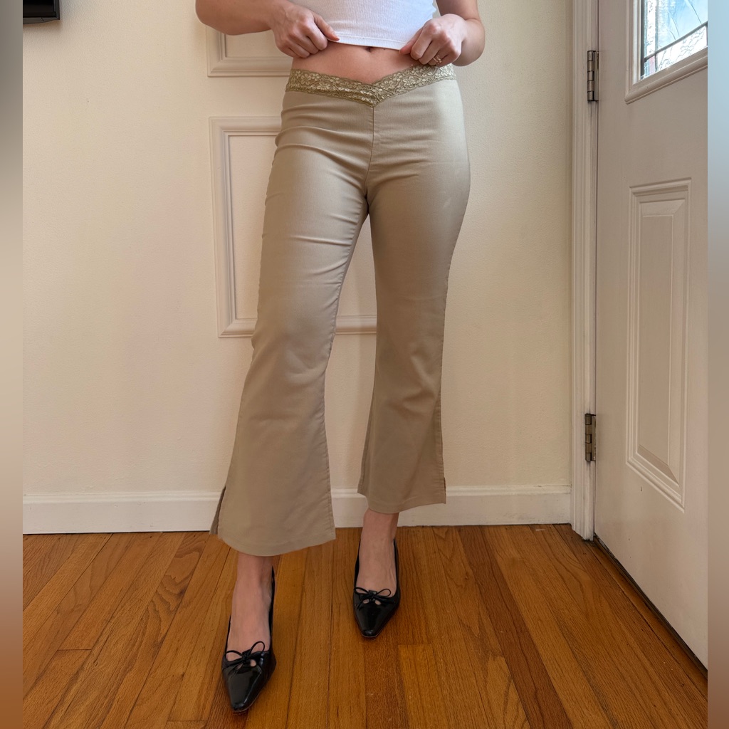 Vintage Low Rise Flare Pants
